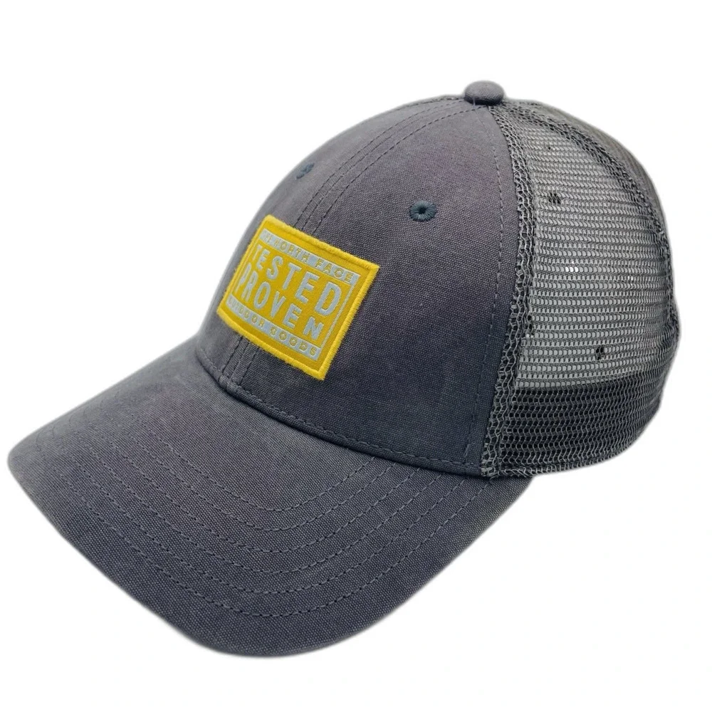 The North Face Tested Proven Adjustable Hat Cap Trucker Gray